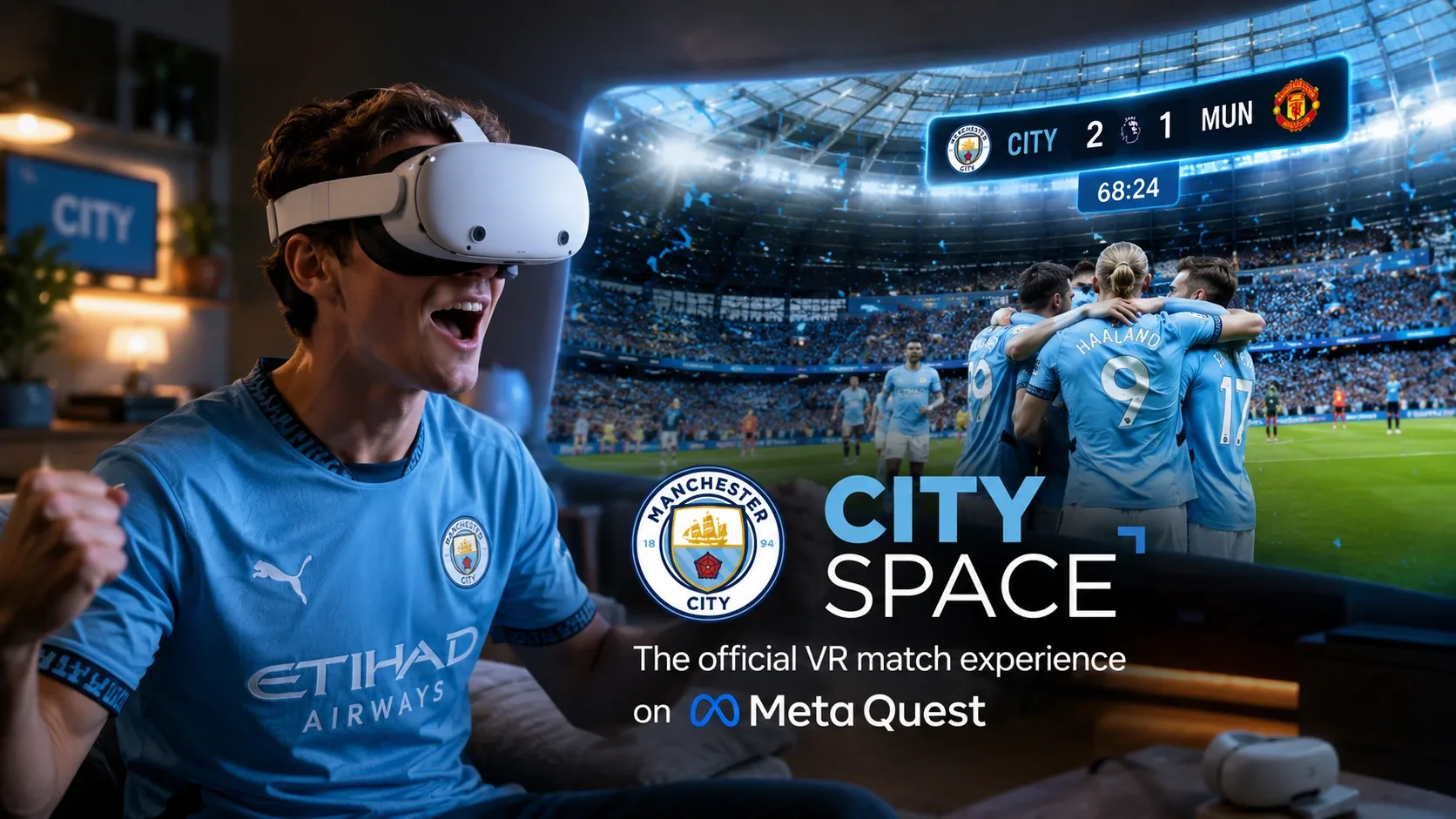 Manchester City Launches VR Match Experience on Meta Quest Headsets