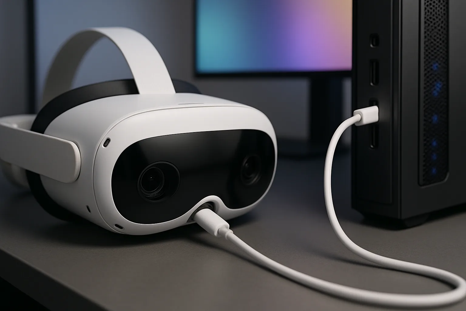 Virtual Desktop Beta Finally Brings Wired USB Support To Quest Headsets